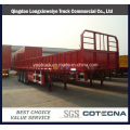 Tri semi-remorque de camion de cargaison de mur latéral de compartiment d&#39;axe tri